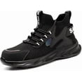 thumbnail image 1 of Zapatos de seguridad para hombres y mujeres, antideslizantes, con puntera de acero, cómodos, ligeros, para trabajo industrial., 1 of 5