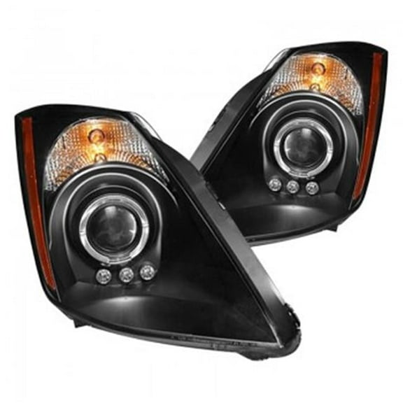 Spec D Tuning  Crystal Housing Head Light for 2004-2005 Honda Civic, Smoke