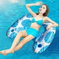 thumbnail image 4 of Chaises Flottantes Gonflables pour Piscine Sièges Flottants pour Adultes avec Porte-Gobelets, 4 of 5