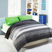 Mainstays Microfiber Comforter Rugby Str