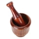 thumbnail image 4 of Cuenco de madera para moler, manual de cocina para el hogar, molinillo de ajo, jengibre y especias, juego de mortero y maja., 4 of 14