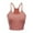 Hot Pink, variant on ibuvkizy Sports Bras for Women,Wirefree Mesh Breathable Underwear,Women's Crop Solid Washed Seamless Rib-Knit Camisole Crop Tank Tops Quick Drying Bra,Comfort Full Figure Bralettes