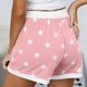 thumbnail image 4 of Pantalones Cortos Casuales de Verano para las Mujeres Bolsillo de Cordón de la Estrella de la Moda, Pantalones de Cintura Elásticos para Dormir en el Hogar, 4 of 8