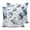 White Gray Blue, variant on 14x14 Pillow Covers Set of 2, Blue Spring Floral Throw Pillow Covers Decorative Couch Cushion Case, Watercolor Summer Flowers Abstract Microfiber Square Pillowcases for Bedroom Car Living Room