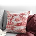 thumbnail image 2 of Malaika Red Decor Pillow (Feather Insert) 14"x20" Rectangle, 2 of 5
