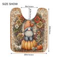 thumbnail image 5 of RMDQTR 16" × 24" Rectangle Shape Bathroom Rugs Plush Toilet Base Mat Soft Rugs Non Slip Absorbent Pumpkin Old Elf, 5 of 9