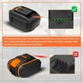 thumbnail image 2 of Mini Car Charger Compatible for Craftsman 20V Max V20 Lithium-Ion Battery Replacement for Craftsman 20V Max V20 Lithium-Ion Charger Station for Craftsman V20 Lithium Battery CMCB204 CMCB202 CMCB201, 2 of 7