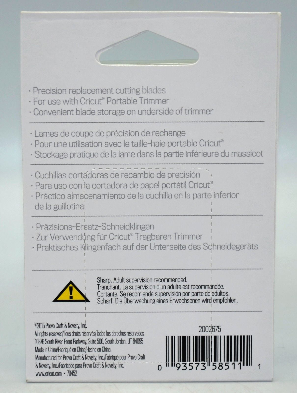 Cricut® Portable Trimmer Replacement Blades (Count 2)