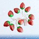 thumbnail image 2 of Guirnalda de luces LED decorativas de 1,5 m con diseño de fresas, ideal para fiestas, bodas y el hogar (1,5 m, 10 bombillas), 2 of 6