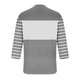 thumbnail image 3 of Blusas y camisas de manga larga con cuello redondo para hombre, estilo casual, con patchwork, cuello redondo, manga corta, blusa estampada para hombre, 3 of 4