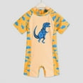 thumbnail image 2 of Boys Swim Set Size 8 Boys Swimsuits Dinosaur One Piece Bathing Suit Toddler Turtle Beach Sun Protection Rash Guard Swimwear 0-3 Years, 2 of 8