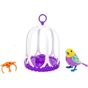DigiBirds Bird with Bird Cage, Purple