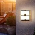 thumbnail image 4 of Lámpara De Pared Led De 18W Para Exteriores Ip55 85-265V, Lámpara De Pared Impermeable Para Exteriores, Lámpara Cuadrada Para Jardín, Lámpara Para Pasillo, Balcón, Lámpara De Noche Para Dormitorio seitruly HA025614-05, 4 of 7