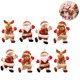 thumbnail image 3 of Muñeca de Navidad, 8 Piezas Decoración Colgante de Navidad Papá Noel Muñeco de Nieve Muñeco de Reno Adornos de Árbol de Navidad para Árbol de Navidad, Aniversario, Decoraciones de Bricolaje, Regalos, 3 of 8