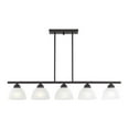 thumbnail image 3 of Livex Lighting 4227-91 Somerset 5 Light Brushed Nickel Island Ceiling Light, 3 of 5