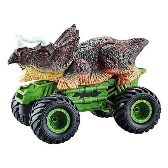 Unleash The With A Remote Control Dinosaur Car Lights Spray And Educational Entertainment