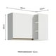 thumbnail image 2 of Alacena Gabinete Superior de Esquina Cocina Madesa Reims BB 66 cm x 90 cm x 52 cm Blanco, 2 of 5