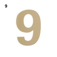 thumbnail image 1 of Gold Acrylic Numeral Door Plaque Modern Self-adhesive Door Plate Number Hotel Home Sticker Address House Drawer Sign Label, 1 of 1
