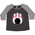 thumbnail image 3 of Inktastic Bowling Pins Cute Bowler Women's Plus Size T-Shirt, 3 of 5