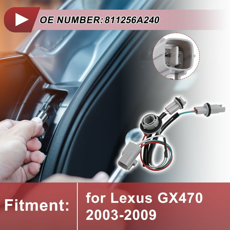 Headlight Light Socket Wiring for Lexus GX470 2003-2009 No