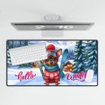 thumbnail image 4 of Hello Welcome Winter The Ski Miniature Pinscher Snowy Day Desk Mat Full Keyboard Mouse Pad Mini Pin Dog Lover Large Mousepad - 13013, 4 of 5