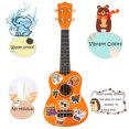 thumbnail image 3 of Everjoys 21" Soprano Ukulele Beginner Kit w/ Free Online Lesson, Gig Bag, Strap, Digital Tuner, Spare String, Picks, Polishing Cloth, Rainbow Series, 3 of 11