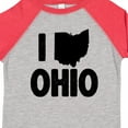 thumbnail image 4 of Inktastic I Love Ohio with State Silhouette Boys or Girls Toddler T-Shirt, 4 of 5