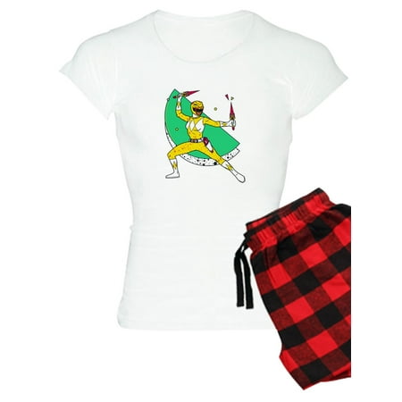 

CafePress - Power Rangers Yellow Ranger Wi - Women s Light Pajamas