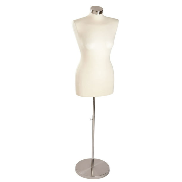 Female Jersey Dressmaker Form - Includes Base, Form, and Finial -