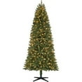 thumbnail image 1 of Vickerman X167781 Silver LED Flat Base Christmas Tree with Warm White Lights - 8 ft., 1 of 3
