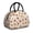 Mushroom and Flower-1, variant on Mushroom and Flower White Pattern Insulated Lunch Bag,Leakproof Large Capacity Lunch Box for Work,Picnic or Travel,11.4 X 6.7 X 8.3 Inches