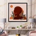 thumbnail image 3 of Designart 'Minimal Silhouette Of African American Woman' Modern Framed Art Print, 3 of 4
