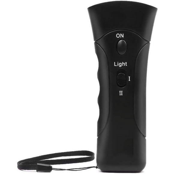 Ultrasonic, Handheld, Battery Operated, Dog Trainer and Deterrent, with LED Light, Reduces Dog Barking and Noise, Dog Training Device, Repellant and Anti Barking, Indoors, Outdoors