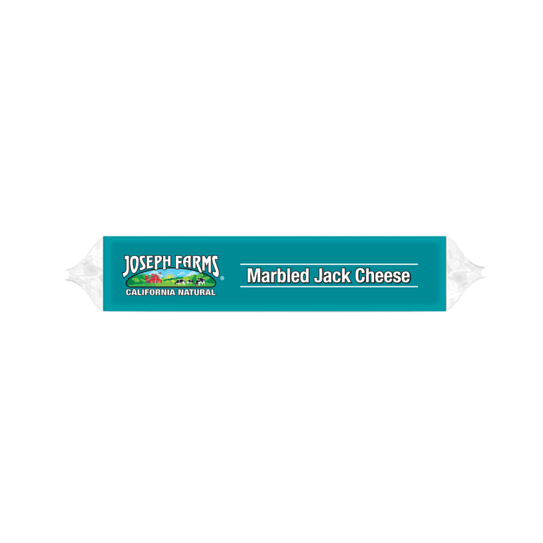 Joseph Farms California Natural Marbled Jack Cheese Chunk, 16 oz