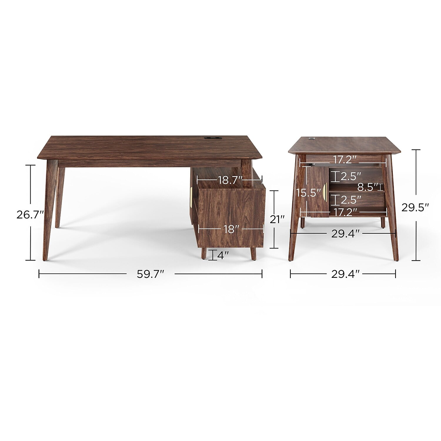 Union and scale midmod desk outlet
