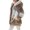 Khaki, variant on Puntoco Plus Size Coat Clearance,Women Plus Size Winter Warm Loose Plush Zip Hooded Jacket Coat Coffee