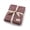 Dark brown, variant on YIXPOH Baby Blanket 100% Organic Cotton Knit Swaddle Blanket Soft Warm Receiving Blanket for Newborns Dark Brown