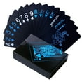 thumbnail image 1 of Pikaboo Black Playing Cards For Adults | Silver Finish Deck Of Cards, Tash Cards - Waterproof Playing Cards, Plastic Card Deck Set | With Much Better Look | Use For Party & Game, 1 of 4