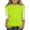 Z-40Yellow, variant on YunPes Shirts for Teens Girls Fashion Summer 3/4 Sleeve Tops Color Block Crew Neck 3/4 Sleeve Shirts Plaid Lightweight Blouses Cute