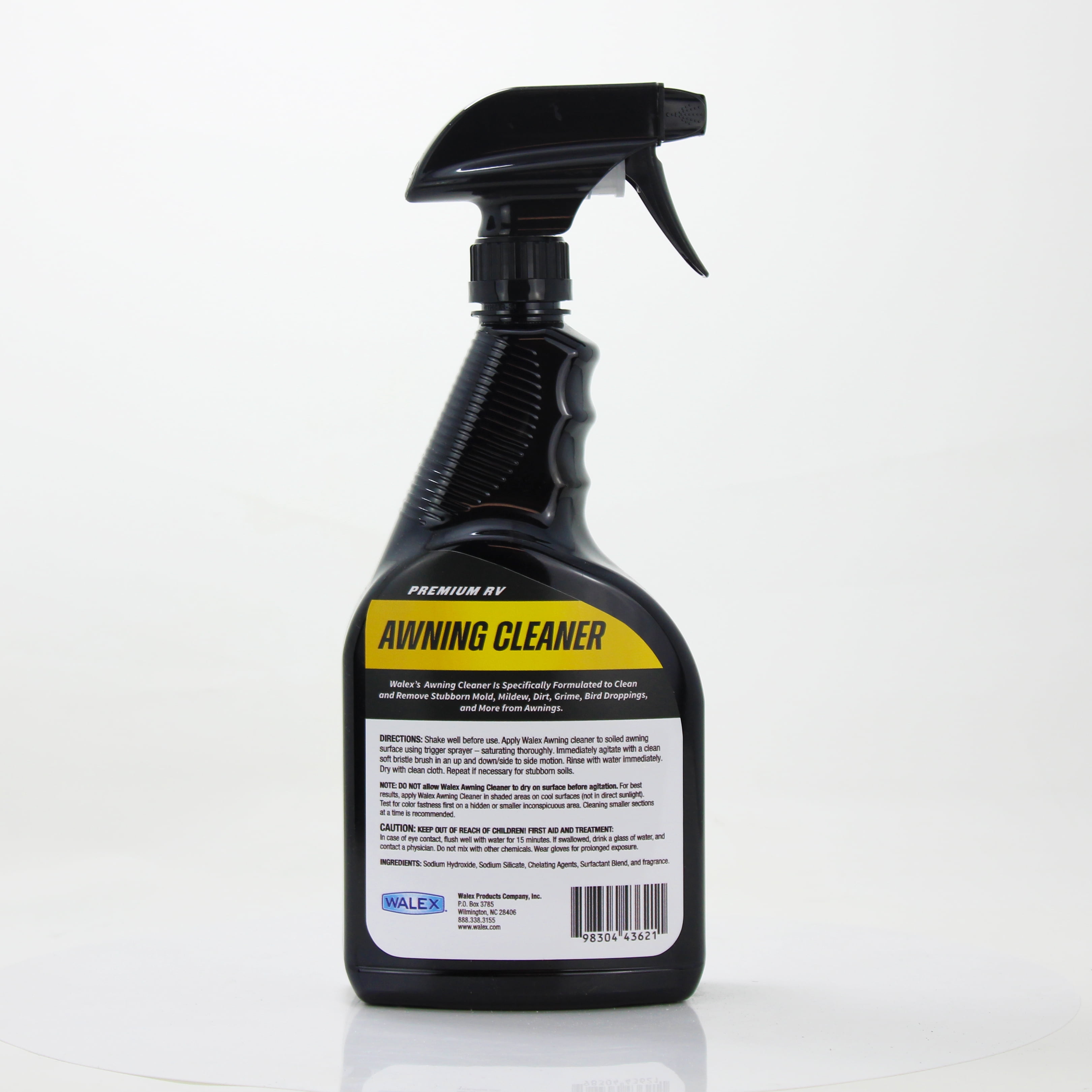 (2 pack) Walex Premium RV & Marine Awning Cleaner 32oz Removes Mold, Mildew, Dirt & Stains
