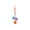 Orange 1PCS, variant on HOARBOEG 1PCS Hanging Cotton Rope Ball Toy for Indoor Cats, Cat Chew Toy for Teething & Boredom Relief, Natural Sisal Jute Rope Hanging Toy with Bell for Cage or Scratching Post