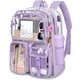 thumbnail image 1 of Mochila transparente Attmu Heavy Duty PVC Transparente Púrpura, 1 of 7
