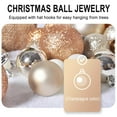 thumbnail image 5 of 48PCS Christmas Ball Ornaments Christmas Tree Decoration Holiday Multiple Styles Ornaments For Christmas Trees Party Ball Decoration, 5 of 9