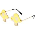 thumbnail image 1 of UBIUO Festival Mushroom Shaped Sunglasses Rave Fun Accessories Glasses for Party, 1 of 4