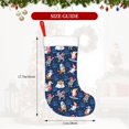 thumbnail image 4 of Salouo Winter old man Playtime Print Christmas Stockings,Large Xmas Stocking Set of 1 Holiday and Farmhouse Stocking for Christmas Holiday Party Decoration(17.7*11 Inch), 4 of 7