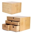 thumbnail image 4 of Tea Organizer 3 Layer Bamboo Tea Storage Box Tray Organizer Chest With Drawer For Home Kitchen, 4 of 8