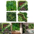 ZSIFEN 50*50CM Artificial Plant Flower Wall Panels UV Realistic Indoor
