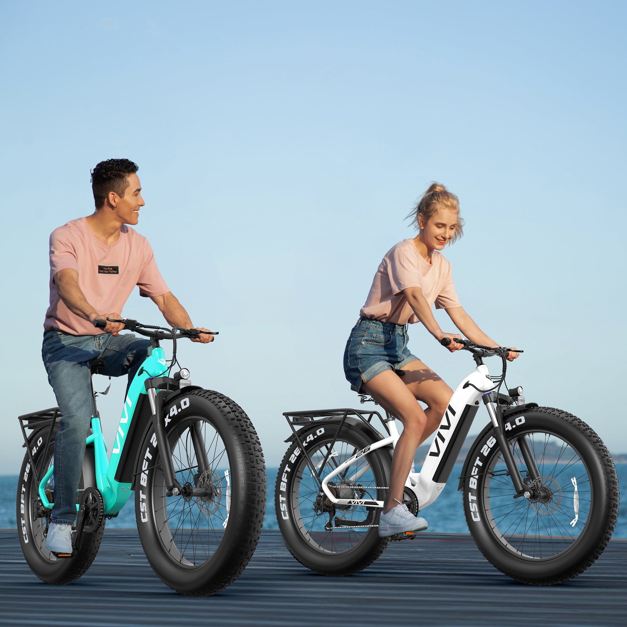 Vivi Electric Bike, 26" x 4.0 Fat Tire Ebike, 1475W Peak Motor Electric Mountain Bike for Adults, 25MPH 60Miles Electric Bicycle with 48V 720WH Removable Battery, 7 Speed, 2849