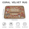 thumbnail image 2 of Mushroom Doormat, Welcome Doormat, Gift for Mushroom Lovers, So Much Mushroom Here Doormat, Houseplant Gift, Welcome Doormat,Home Decor,Front Back Door Mat,Coral Velvet Rug 17”x30”, 2 of 7