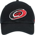 thumbnail image 2 of Men's '47 Black Carolina Hurricanes Team Clean Up Adjustable Hat, 2 of 4